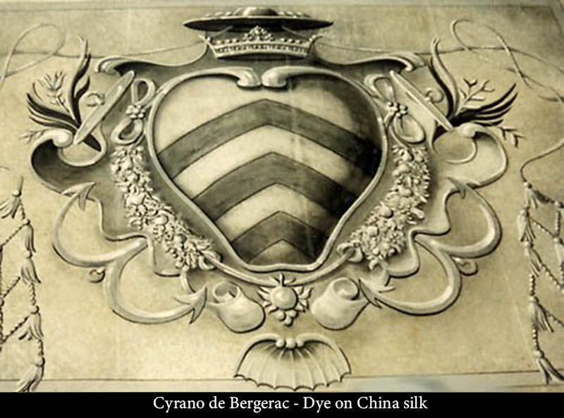 Cyrano de Bergerac - Dye on China silk